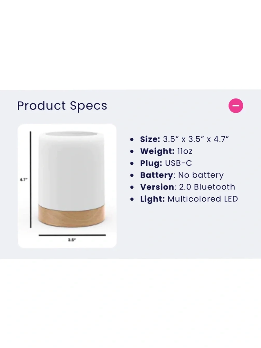 NEW • LuvLink Long Distance Friendship Lamps 2pc Pair